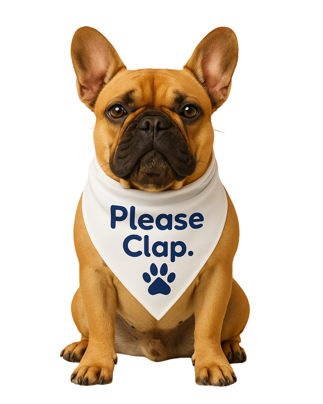 Please Clap. Pet Bandana